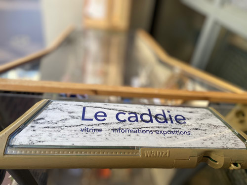 Le caddie d’expo des JSA