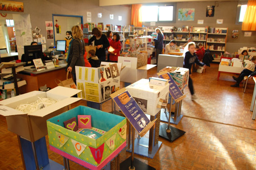 La bibliothèque de St Augustin dans les locaux de la Maison de Quartier